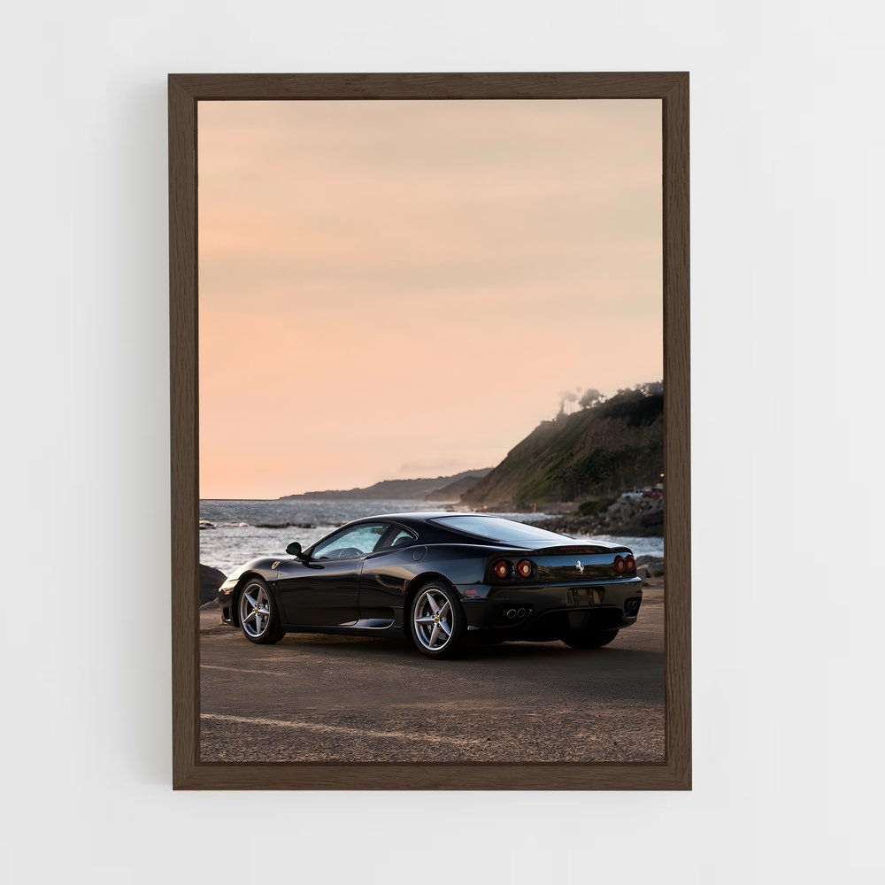 Poster Plage et Vitesse – affiche Ferrari (vue 5)